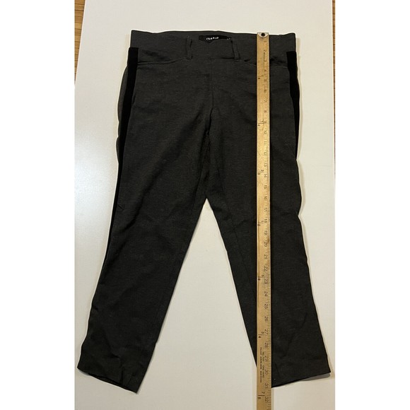 TORRID WOMENS PLUS SIZE 0 PANTS Ponte Stretch Career Work Gray Pull On Skinny - Picture 8 of 9